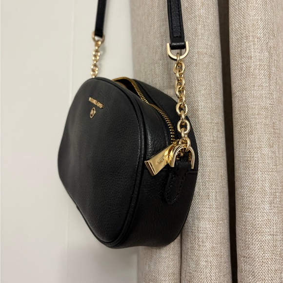 Michael Kors Black and Gold Crossbody Bag - Picture 3 of 9